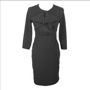 Anthropologie Uncle Frank bow front sheath dress